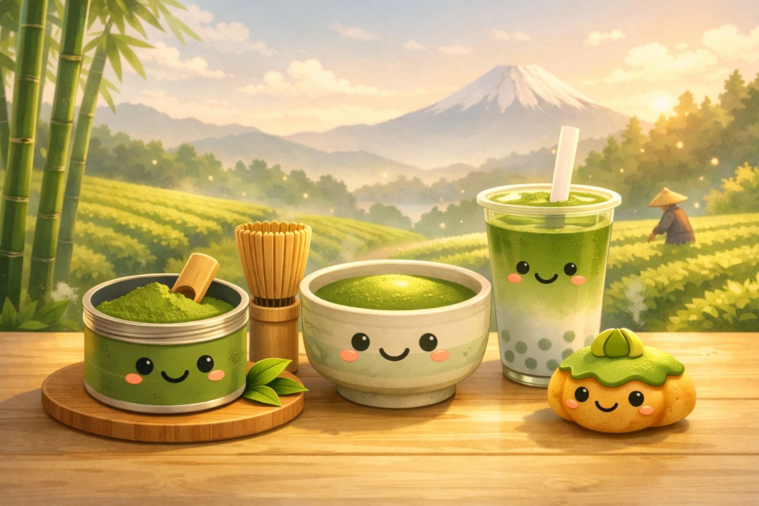 🍵 靜岡抹茶粉完整技術指南｜抹茶 × 玄米抹茶 × 目數