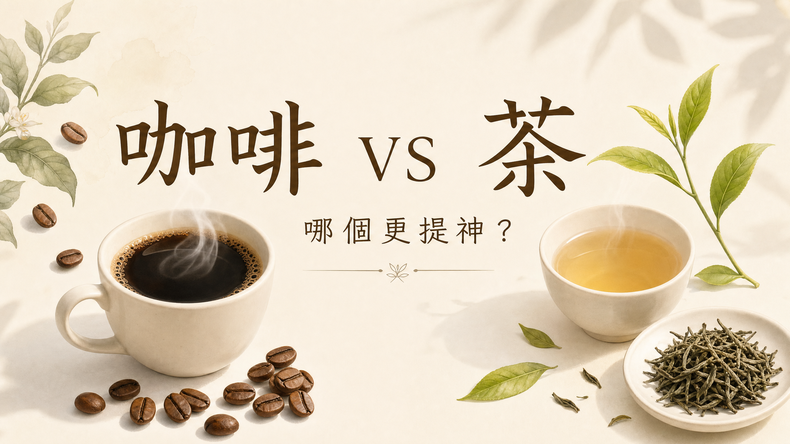 咖啡 vs 茶：哪個更提神？從咖啡因到茶氨酸的科學比較