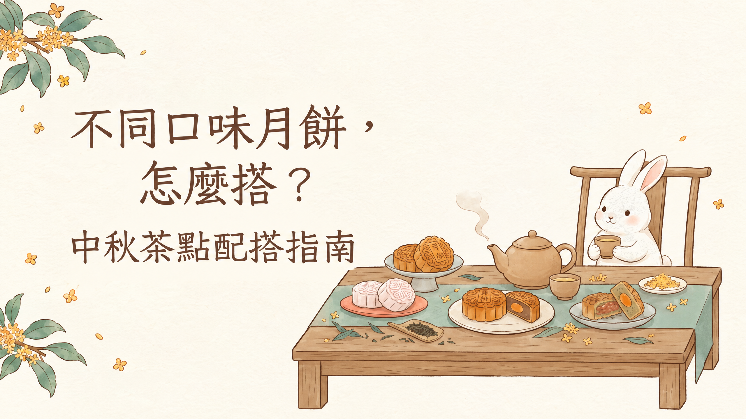 🌕 中秋的味道，不只在月餅，也在茶香。